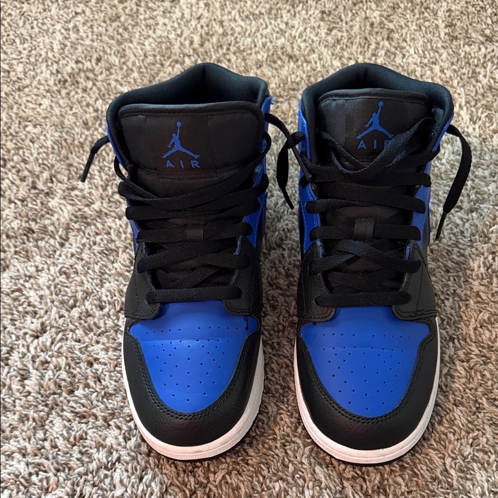 Jordan Athletic Shoes - Black and Blue Jordan 1’s